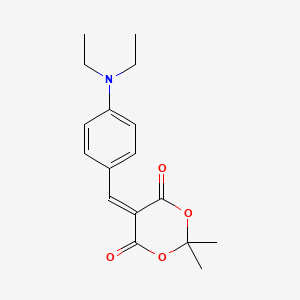 5-(4-Diethylamino-benzylidene)-2,2-dimethyl-(1,3)dioxane-4,6-dione - 68871-12-5
