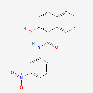 2-hydroxy-N-(3-nitrophenyl)naphthalene-1-carboxamide - 65190-34-3