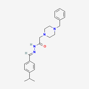 2-(4-Benzyl-1-piperazinyl)-N'-(4-isopropylbenzylidene)acetohydrazide - 303107-55-3