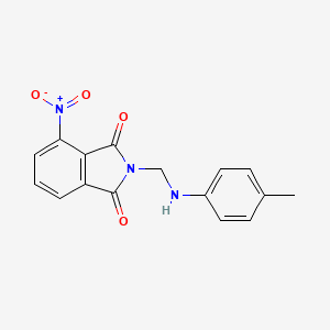 4-Nitro-2-(p-tolylamino-methyl)-isoindole-1,3-dione - 