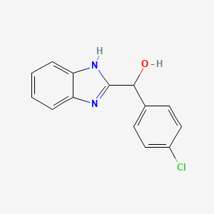 (1H-Benzo[d]imidazol-2-yl)(4-chlorophenyl)methanol - 5028-38-6