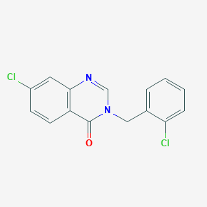 7-Chloro-3-(2-chlorobenzyl)-4(3H)-quinazolinone - 302913-45-7