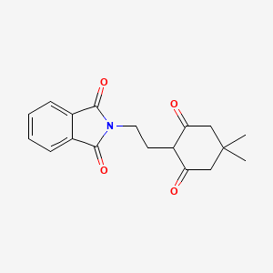 2-[2-(4,4-Dimethyl-2,6-dioxocyclohexyl)ethyl]isoindole-1,3-dione - 