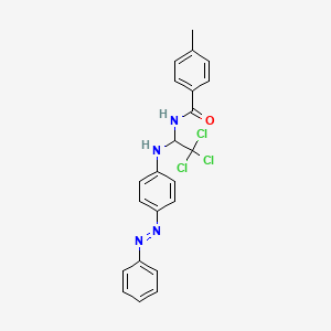 4-Methyl-N-(2,2,2-trichloro-1-(4-phenylazo-phenylamino)-ethyl)-benzamide - 324073-10-1