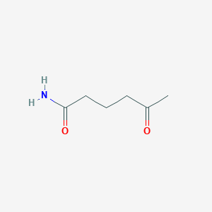 5-Oxohexanamide - 66156-71-6