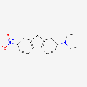 N,N-diethyl-7-nitro-9H-fluoren-2-amine - 