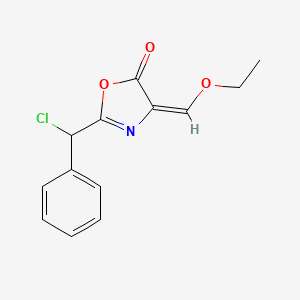 2-(Chloro(phenyl)methyl)-4-(ethoxymethylene)oxazol-5(4H)-one - 