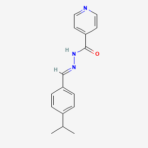 N'-(4-isopropylbenzylidene)isonicotinohydrazide - 17346-07-5
