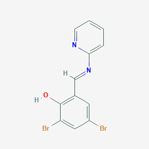 2,4-Dibromo-6-(pyridin-2-yliminomethyl)-phenol - 