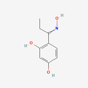 1-Propanone, 1-(2,4-dihydroxyphenyl)-, oxime - 22919-58-0