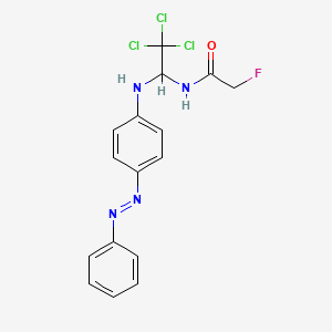 2-Fluoro-N-(2,2,2-trichloro-1-(4-phenylazo-phenylamino)-ethyl)-acetamide - 301195-80-2
