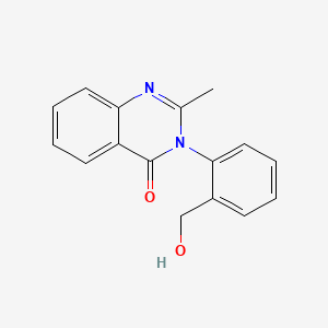 4(3H)-Quinazolinone, 3-(alpha-hydroxy-o-tolyl)-2-methyl- - 5060-50-4