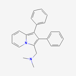 1-(1,2-Diphenylindolizin-3-yl)-n,n-dimethylmethanamine - 17613-26-2