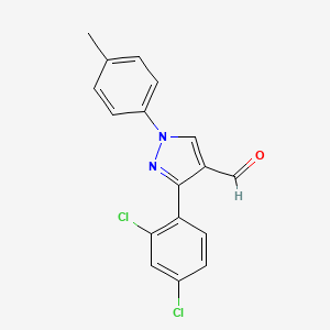 3-(2,4-Dichlorophenyl)-1-P-tolyl-1H-pyrazole-4-carbaldehyde - 618098-96-7