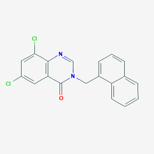 6,8-Dichloro-3-(1-naphthylmethyl)-4(3H)-quinazolinone - 618443-53-1