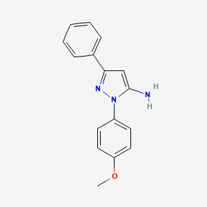 1-(4-Methoxyphenyl)-3-phenyl-1H-pyrazol-5-amine - 41554-51-2