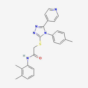 N-(2,3-dimethylphenyl)-2-{[4-(4-methylphenyl)-5-(pyridin-4-yl)-4H-1,2,4-triazol-3-yl]sulfanyl}acetamide - 