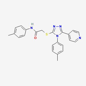 N-(4-methylphenyl)-2-{[4-(4-methylphenyl)-5-(pyridin-4-yl)-4H-1,2,4-triazol-3-yl]sulfanyl}acetamide - 