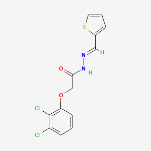2-(2,3-Dichlorophenoxy)-N'-(2-thienylmethylene)acetohydrazide - 477731-41-2