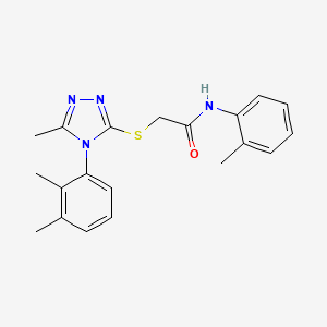2-{[4-(2,3-dimethylphenyl)-5-methyl-4H-1,2,4-triazol-3-yl]sulfanyl}-N-(2-methylphenyl)acetamide - 384847-91-0