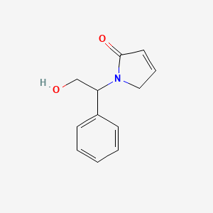 1-(2-Hydroxy-1-phenylethyl)-1,5-dihydropyrrol-2-one - 