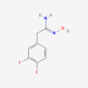 2-(3,4-Difluorophenyl)-N-hydroxyacetimidamide - 925252-33-1