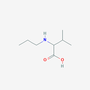 3-Methyl-2-(propylamino)butanoic acid - 