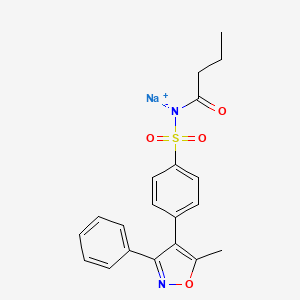 N-[[4-(5-Methyl-3-phenyl-4-isoxazolyl)phenyl]sulfonyl]-butanamide Sodium Salt - 