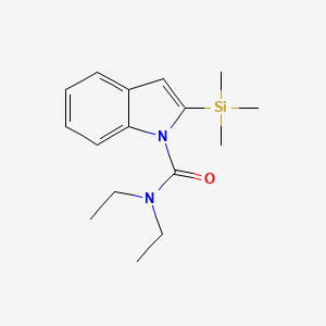 N,N-Diethyl-2-(trimethylsilyl)indole-1-carboxamide - 548775-58-2