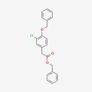 Benzyl 2-(3-chloro-4-phenylmethoxyphenyl)acetate - 
