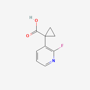 1-(2-Fluoropyridin-3-YL)cyclopropane-1-carboxylic acid - 