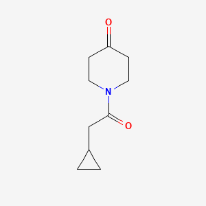 1-(2-Cyclopropyl-acetyl)-piperidin-4-one - 