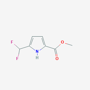 Methyl 5-(difluoromethyl)-1H-pyrrole-2-carboxylate - 
