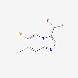 6-Bromo-3-(difluoromethyl)-7-methyl-imidazo[1,2-a]pyridine - 