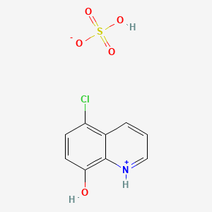 5-Chloro-8-hydroxyquinolinium hydrogen sulphate - 93804-18-3