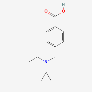 4-{[Cyclopropyl(ethyl)amino]methyl}benzoic acid - 