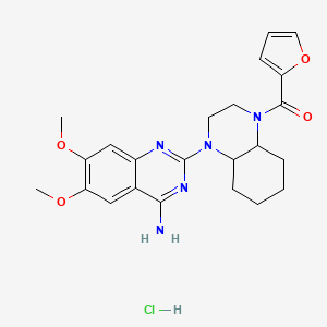 1-(4-Amino-6,7-dimethoxy-2-quinazolinyl)-4-(2-furanylcarbonyl) decahydroquinoxaline - 