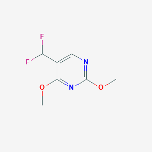 5-(Difluoromethyl)-2,4-dimethoxy-pyrimidine - 
