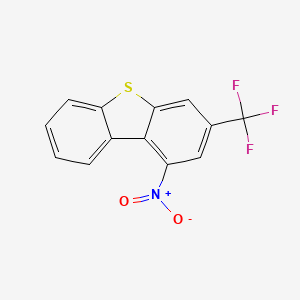 1-Nitro-3-(trifluoromethyl)dibenzo[b,d]thiophene - 1313588-92-9