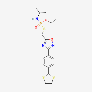 3-[4-(1,3-Dithiolan-2-yl)phenyl]-5-(ethoxyisopropylaminophosphoryl)thiomethyl-1,2,4-oxadiazole - 287197-11-9