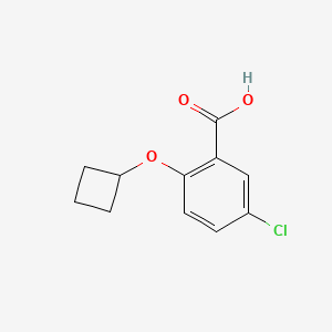 5-Chloro-2-cyclobutoxybenzoic acid - 
