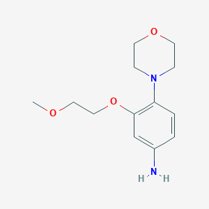 3-(2-Methoxyethoxy)-4-morpholinoaniline - 
