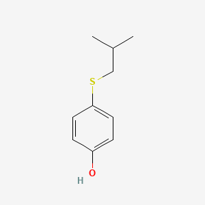 4-[(2-Methylpropyl)sulfanyl]phenol - 90925-34-1