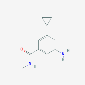 3-Amino-5-cyclopropyl-N-methylbenzamide - 