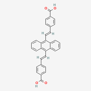 4,4'-((1E,1'E)-Anthracene-9,10-diylbis(ethene-2,1-diyl))dibenzoic acid - 