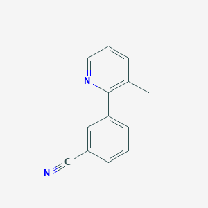 3-(3-Methylpyridin-2-yl)benzonitrile - 