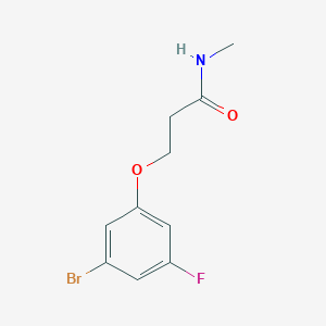 3-(3-Bromo-5-fluorophenoxy)-N-methylpropanamide - 