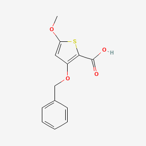 3-(Benzyloxy)-5-methoxythiophene-2-carboxylic acid - 
