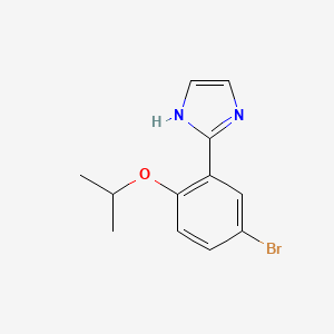 2-(5-Bromo-2-isopropoxyphenyl)-1H-imidazole - 