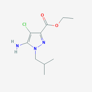 Ethyl 5-amino-4-chloro-1-isobutyl-pyrazole-3-carboxylate - 